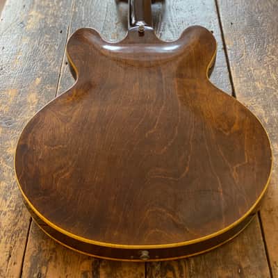 Greco Japanese Vintage SA700 Semi-Acoustic 1977 Walnut Japan MIJ w/ HSC image 9