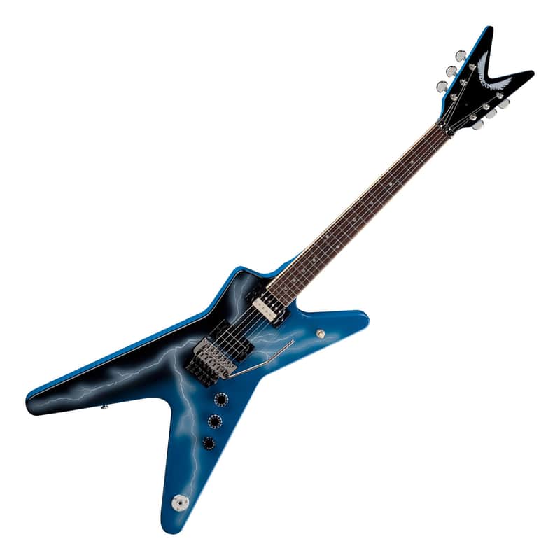 Dean Dimebag Dean from Hell CFH Lightning Bolt Graphic | Reverb