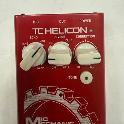TC Helicon Mic Mechanic 2 Reverb Correction Vocal Effect Pedal + Power Supply image 2