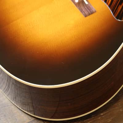 2008 Gibson Advanced Jumbo Acoustic Guitar Vintage Sunburst + OHSC image 5