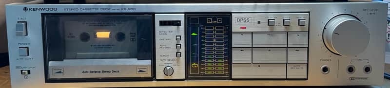 Kenwood KX-90R Stereo Cassette Deck - Silver image 1