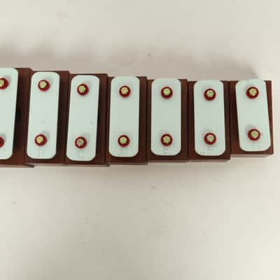 Unbranded Individual Resonator Bells (Whole Notes) Set of 11 White & Red image 3
