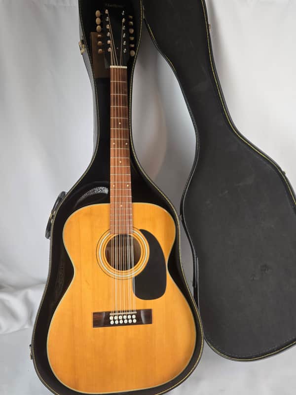 Harmony 1233 1975 12-string - X-Brace Conversion, Neck reset, Journey Piezo Pickup image 1