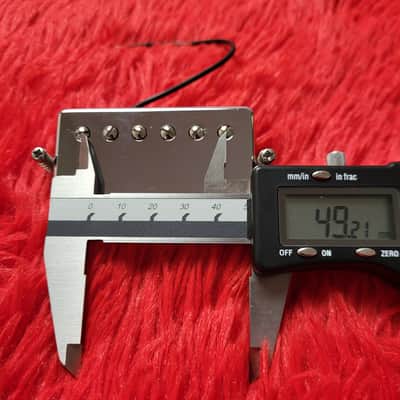 1990's - 2010's Unknown Brand & Model Chrome Covered Humbucker - 6.78K ohm - Ceramic Magnet image 9