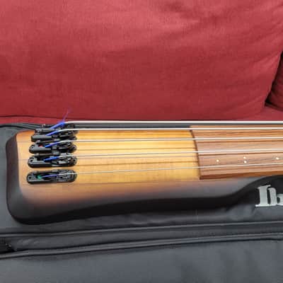 Ibanez UB805-MOB Upswing Upright Bass with Stand and Bag - Mahogany Oil Burst image 3