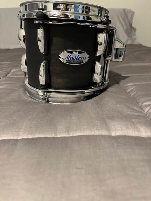 Pearl MCT0807T/C124 Masters Maple Complete 8x7" Rack Tom 2016 - 2020 - Matte Black Mist image 1