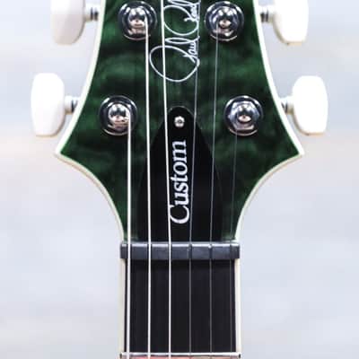 PRS SE Custom 24 Quilt Teal Black Quilted Maple Top Electric Guitar w/Bag image 7
