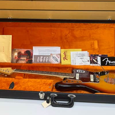 Fender AM VINT 65 JAGUAR RW 3TSB 2012 - Sunburst image 12