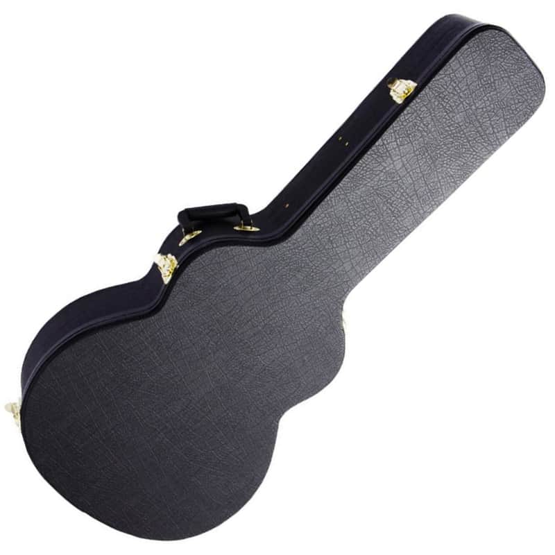 Unknown On Stage Hardshell Jumbo Guitar Case ~ Black Black