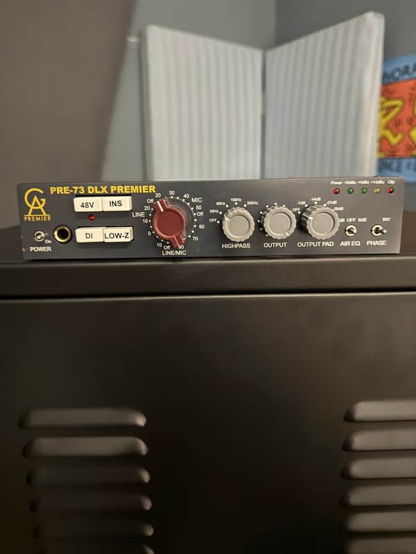 Golden Age Premier PRE-73 DLX Premier Microphone Preamp 2010s - RAF Blue Grey image 1