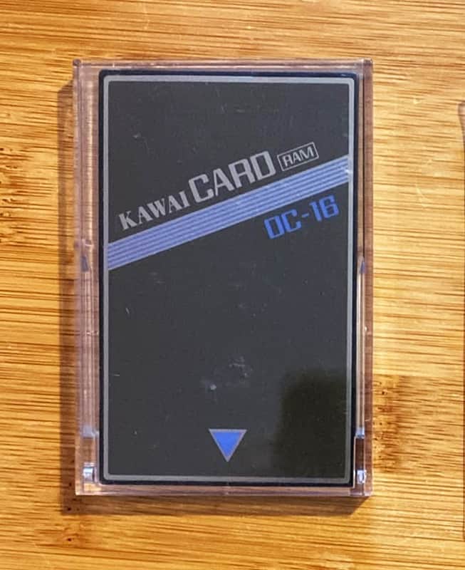 Kawai DC-16 RAM Card – Vintage Synthesizer Memory Card – Excellent Condition image 1