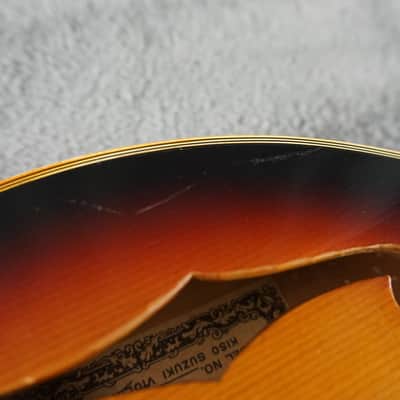 Kiso Suzuki MF-250 Mandolin Sunburst Japan image 15