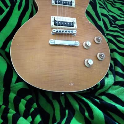 Les Paul-Style DK  Custom Peter Green Relic - Figured Dirty Lemon One-of-a-Kind Guitar that Captures the Greeny Vibe image 2