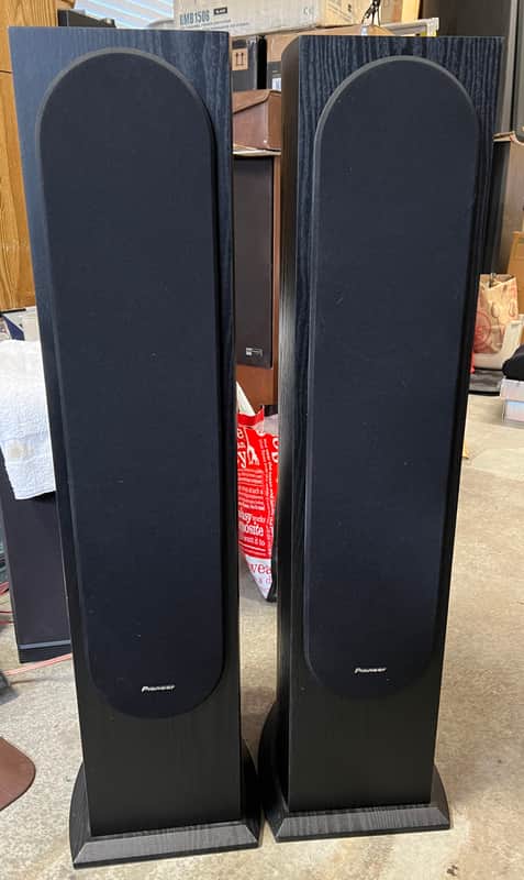 Pioneer SP-FS52 High-End 2-Way Floor Standing Speakers Andrew Jones - Black image 1