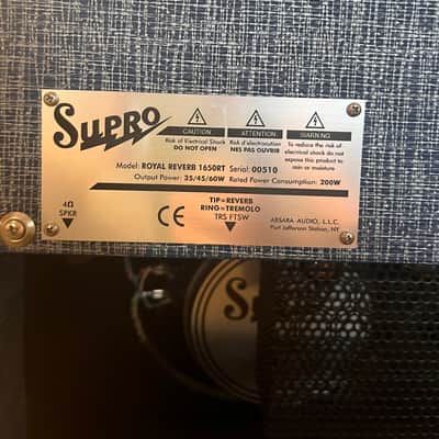 Supro 1650RT Royal Reverb 2015 - Present - Blue Rhino image 5