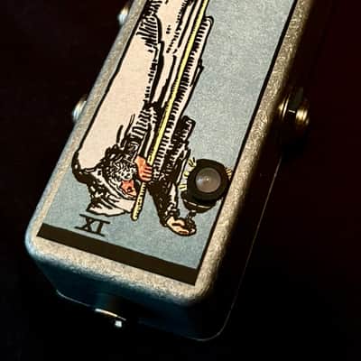 Saturnworks Reversed A/B Box Guitar Switch Pedal with LED & Hermit Graphic + Neutrik Jacks image 2