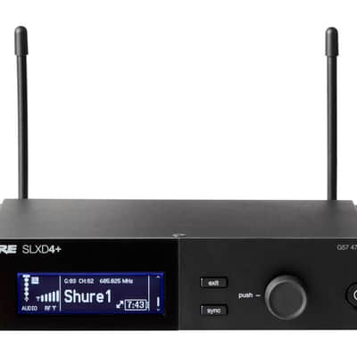 Shure SLXD24+/N8C Digital Wireless Handheld System with Nexadyne 8/C Cardioid Dynamic Microphone (G57: 470 to 608 MHz) image 3