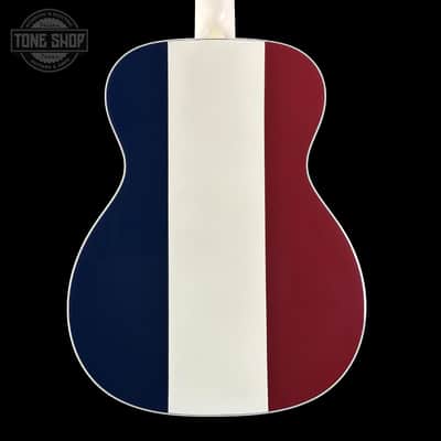 Martin Custom Shop OM Red/White/Blue Sitka/EIR w/Case image 8