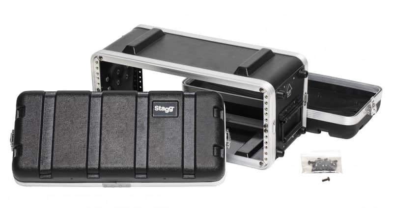 Stagg ABS-4US 4 Unit Rack Mount ABS Case image 1