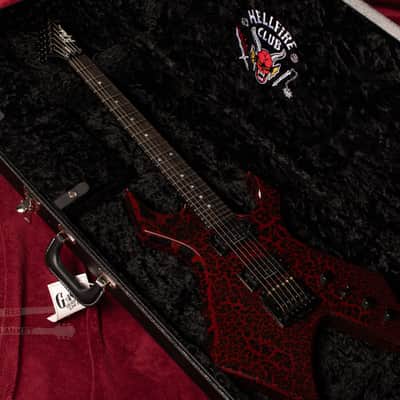 B.C. Rich Stranger Things Limited Edition Eddie's NJ Warlock USA Custom Shop Red Crackle #1 of 100 image 17