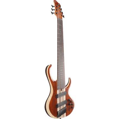 Ibanez BTB7MSNML BTB Bass Workshop 7-String Electric Bass, Natural Mocha Low Gloss image 4