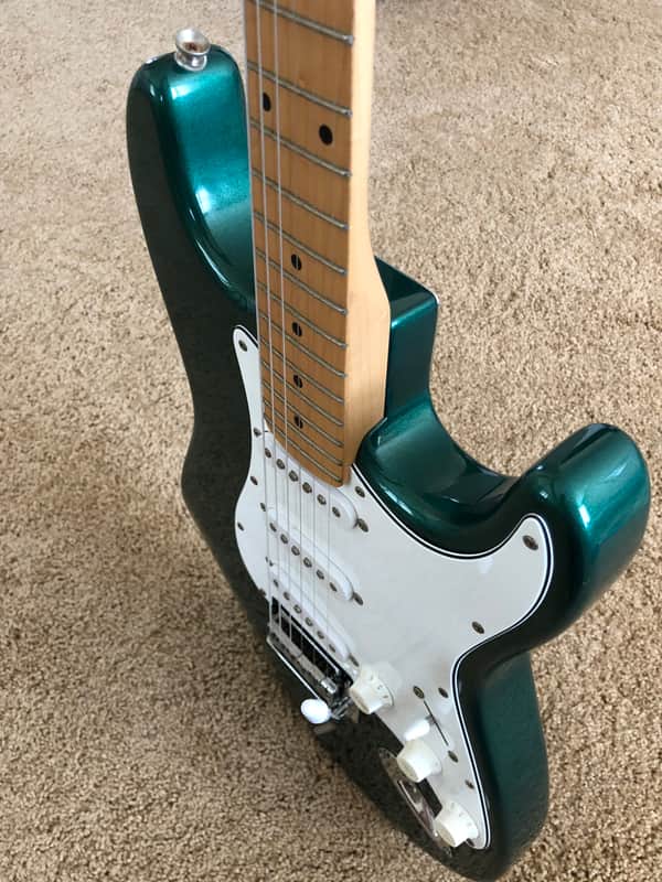 Fender Squier Standard Stratocaster British Racing Green 2000 | Reverb