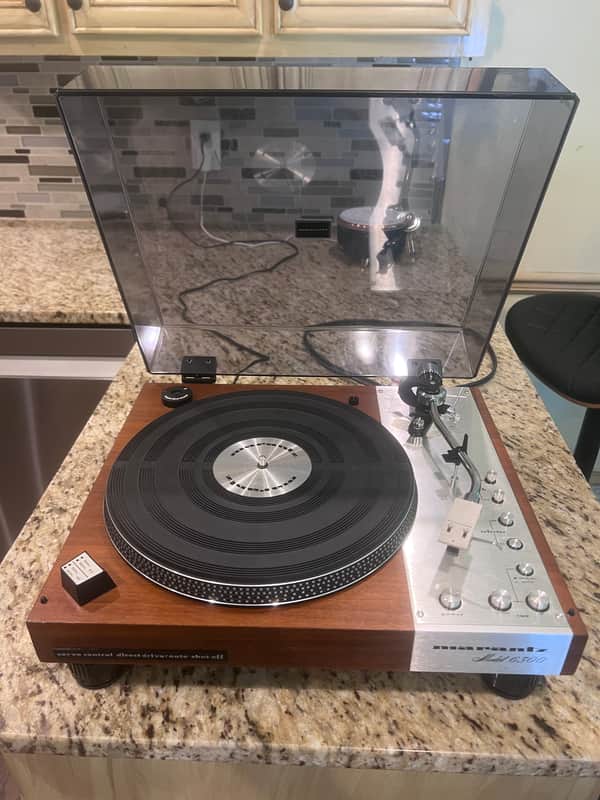 Marantz Model 6300 Servo Control Direct Drive / Auto Shut Off Turntable 1975 - 1977 - Wood / Silver
