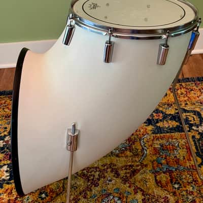 North Drums 14" Floor Tom Drum White Read Details Vintage 70's image 3