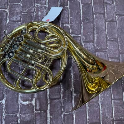 Yamaha YHR-567 Intermediate Double French Horn Lacquered Brass New Unplayed w/ Case Auth Dealer. #7676 image 5