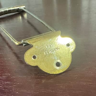 Gibson Vintage 1950's ES-295 ES-225 Gold Wrap Trapeze Tailpiece 1952 1953 1954 1955 1956 1957 1958 1959 image 2