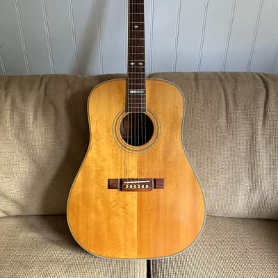 Washburn D93 limited edition Herringbone 1993 - Natural image 2