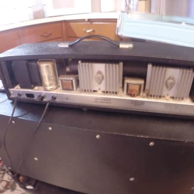 Silvertone Model 1465 60's Black Amplifier image 4