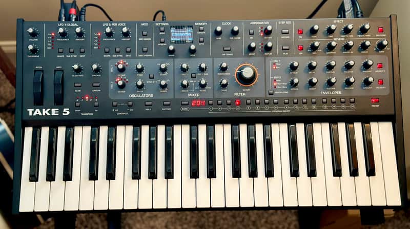Sequential Take 5 44-Key 5-Voice Compact Polyphonic Synthesizer 2021 - Present - Black image 1