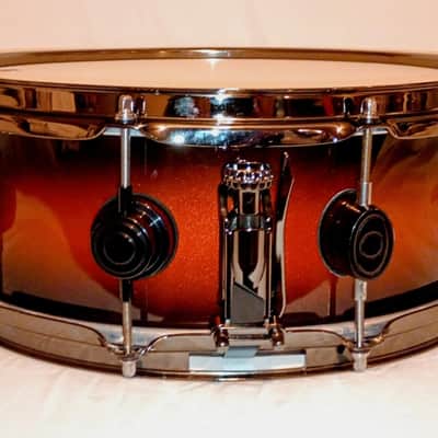 DW/PDP HYBRID MAPLE SNARE DRUM WITH INDE STRAINER SET FREE SHIP TO C-USA! image 6