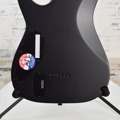 ESP LTD MH-1000 Baritone Electric Guitar - Black Satin image 2