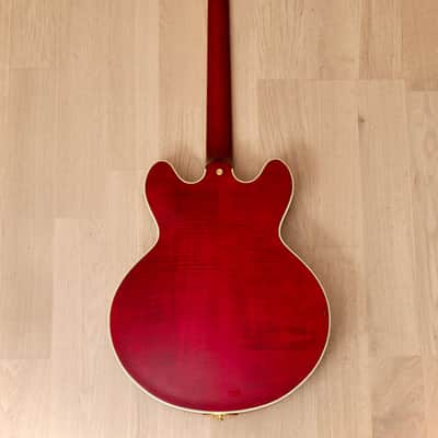 1993 Epiphone Sheraton Vintage Guitar Cherry, 100% Original w/ Case, Japan Terada image 3