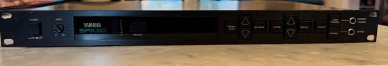 Yamaha SPX90 Digital Sound Processor 1980s - Black image 1