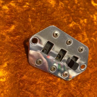 Fender Jaguar Switch Plate 1960’s - Chrome image 3