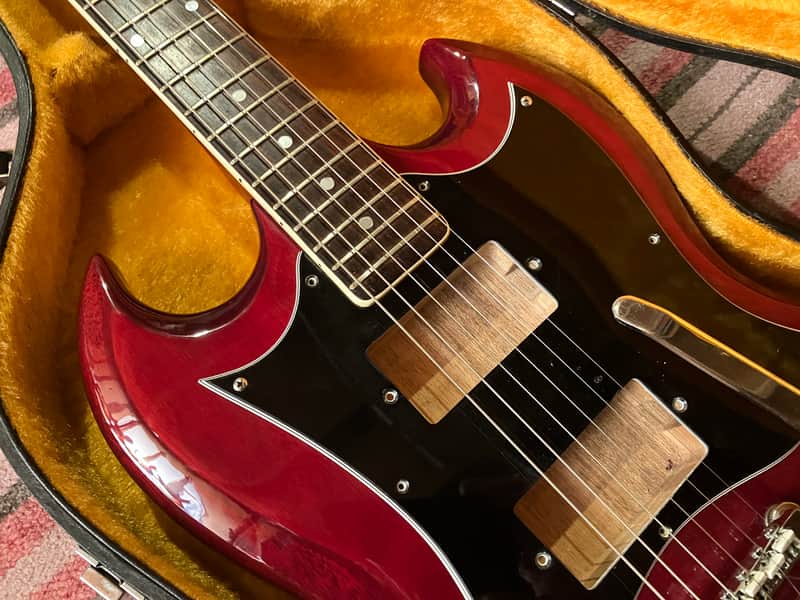 70's Sekova SG Style Guitar MIJ Japan-Just Needs Pickups OHSC | Reverb