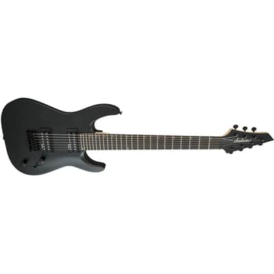 Jackson JS22-7 Dinky Arch Top DKA HT, Amaranth Fingerboard, Satin Black image 5