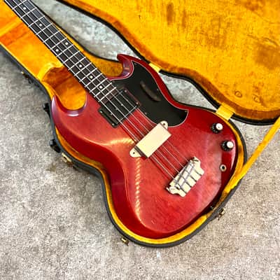 Gibson EB-0 Bass Guitar 1964 - Cherry original vintage USA image 2