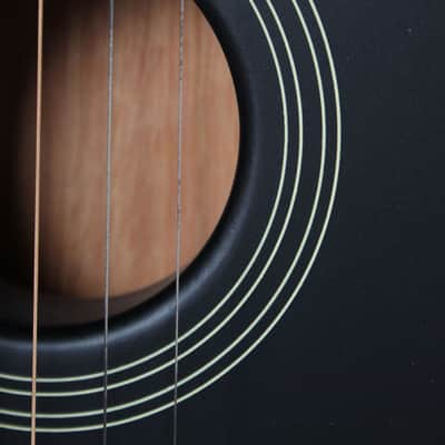 Fender Acoustasonic Standard Jazzmaster Acoustic Electric Guitar Black Finish image 6