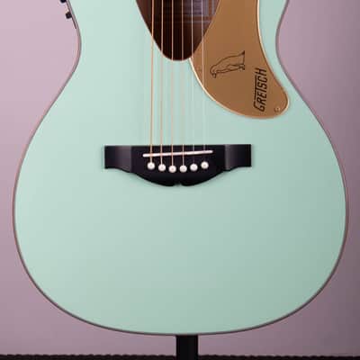 Gretsch G5021E Rancher Penguin Parlor Acoustic-Electric Guitar - Mint Metallic image 1