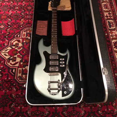 Harvester Maton Sharkbyte Fyrbyrd 2017 Aged Pelham Blue image 3