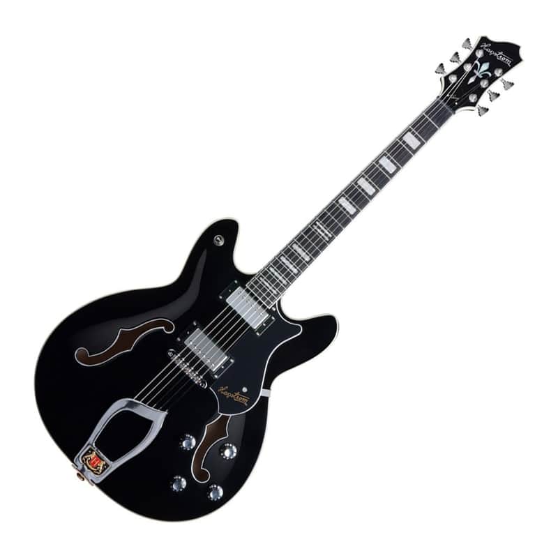Hagstrom Viking Deluxe Black | Reverb