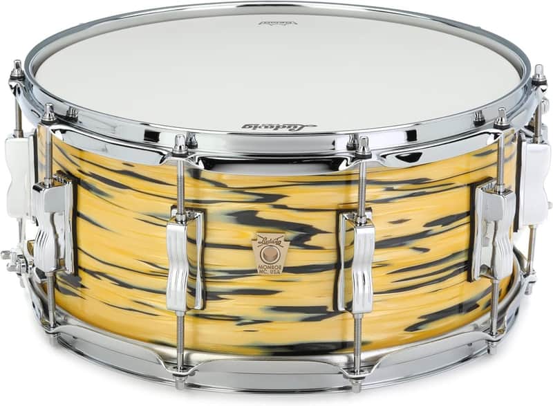 Ludwig Classic Maple Snare Drum - 6.5-inch x 14-inch, Lemon Oyster image 1