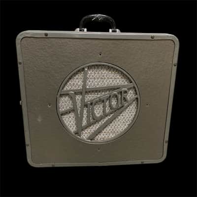 1950 RCA Victor 12" Projector Metal Speaker Cabinet image 1