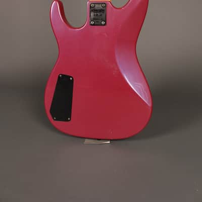 Kramer Forum IV 4 String Bass Japan 1980's Magenta image 15
