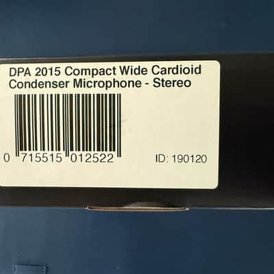DPA 2015 Open Box Matched Pair Small Diaphragm Wide-Cardioid Condenser Microphone image 2