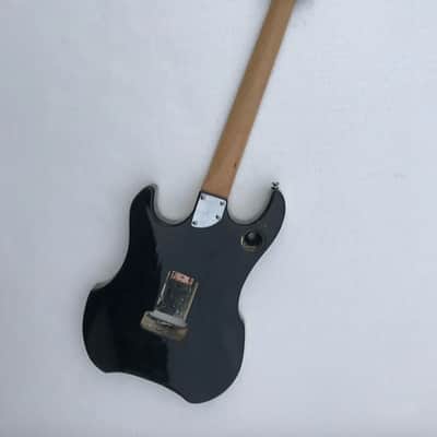 Glossy Black Maple Wood DIY Guitar Neck with Solid Body image 8